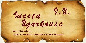 Vuceta Ugarković vizit kartica